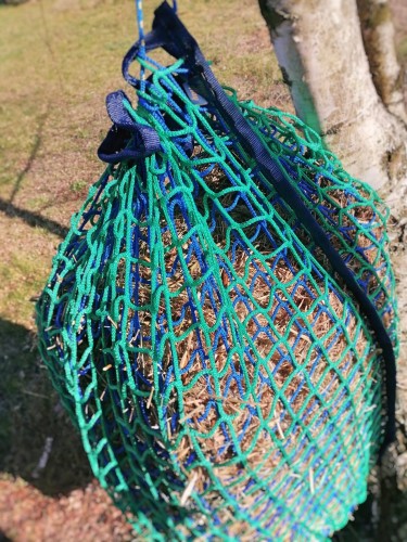 Siatka na siano z dnem dwuwarstwowa czarna Piece of Hay